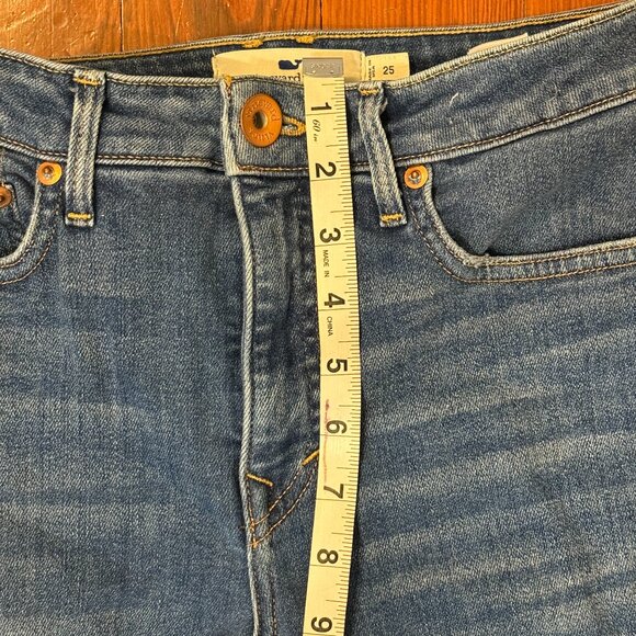 VIneyard Vines High Rise Skinny Blue Jeans Sz: 25 medium wash - Picture 7 of 10